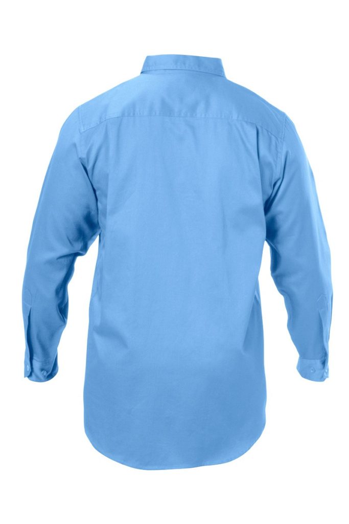 hard yakka blue shirt