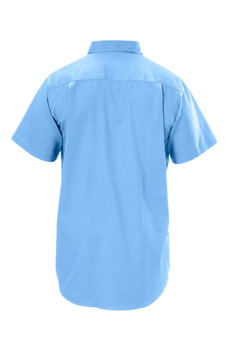 hard yakka blue shirt